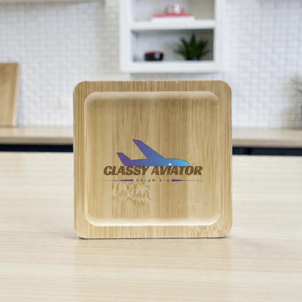 Square shaped Bamboo Coaster