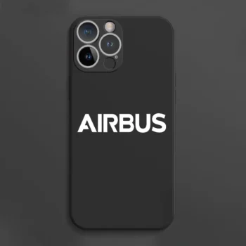 Airbus & Text Designed Soft Silicone iPhone Cases