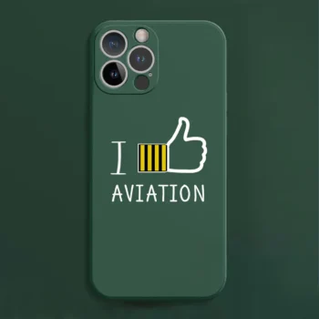 I Like Aviation Designed Soft Silicone iPhone Cases