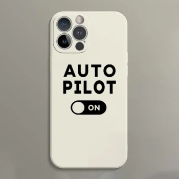 Auto Pilot ON Designed Soft Silicone iPhone Cases