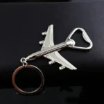 Zinc Alloy Airplane Bottle Opener Keychain - Portable, Durable, Ideal for Parties, Bars, Camping, Travel & Vacation Accessories, Vacation Accessory|Airplane Design|Durable Zinc All