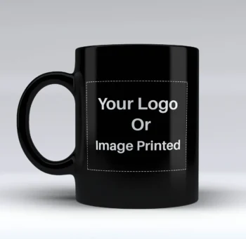 Custom Design/Image/Logo Designed Black Mugs