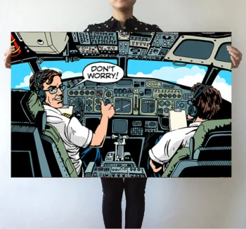 Don't Worry Thumb Up Captain Designed Posters