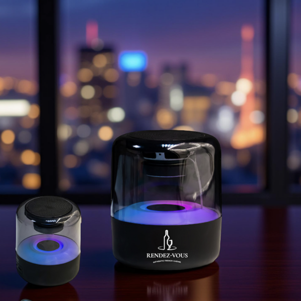 Transparent Bluetooth Speaker with RGB light