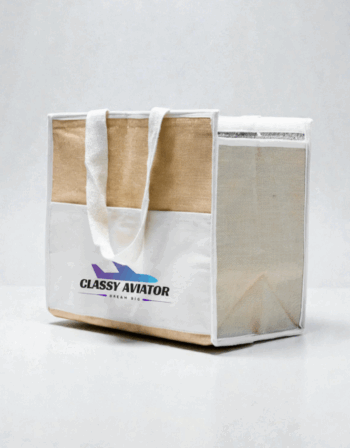 Jute Cooler bag