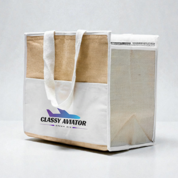 Jute Cooler bag