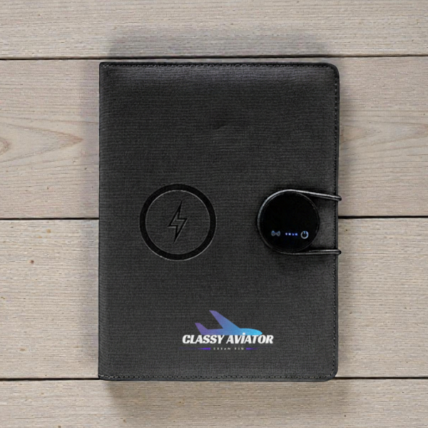 Magsafe Organizer with light up logo Black