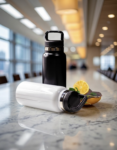Insulated Bottle with handle white Or Black